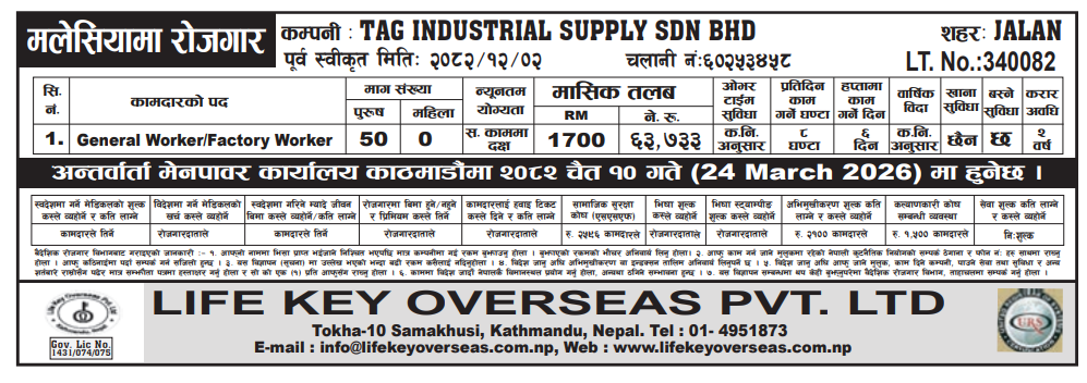 TAG INDUSTRIAL SUPPLY SDN BHD